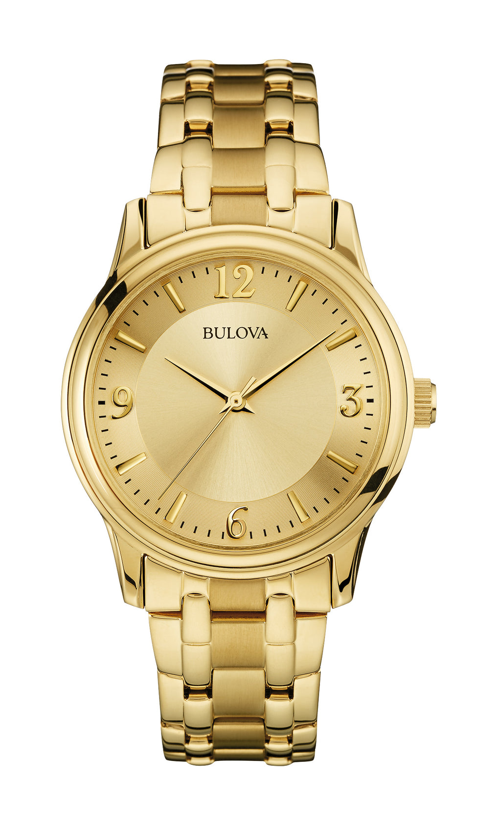 Bulova Watches Corporate Collection Men's Gold-tone Bracelet Watch