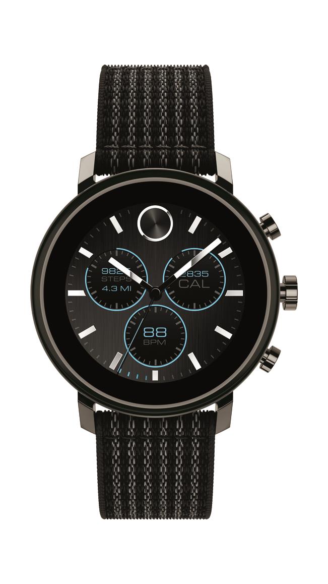 Movado Connect Smartwatch, Unisex, Gunmetal IP Stainless Steel