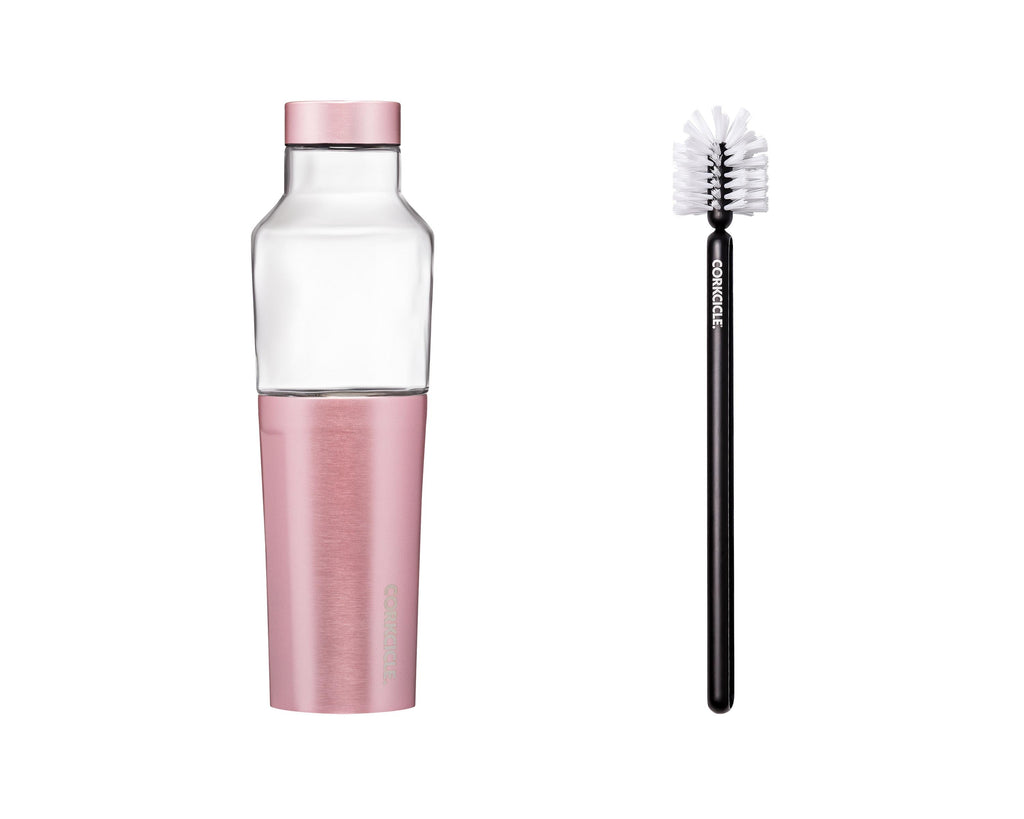 25oz Canteen w/Bottle Brush & Canteen Cap w/Straw - Gloss Cobalt