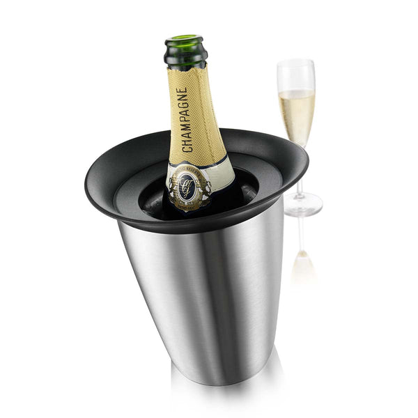 Vacu Vin Active Cooler Champagne Elegant, Stainless Steel in Gift Box