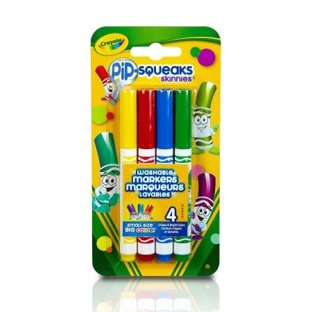 Crayola Pip-Squeaks Washable Markers 16 Assorted Colors