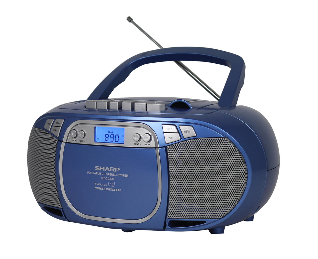 Sharp Portable CD Boombox with Cassette – 365 Wholesale