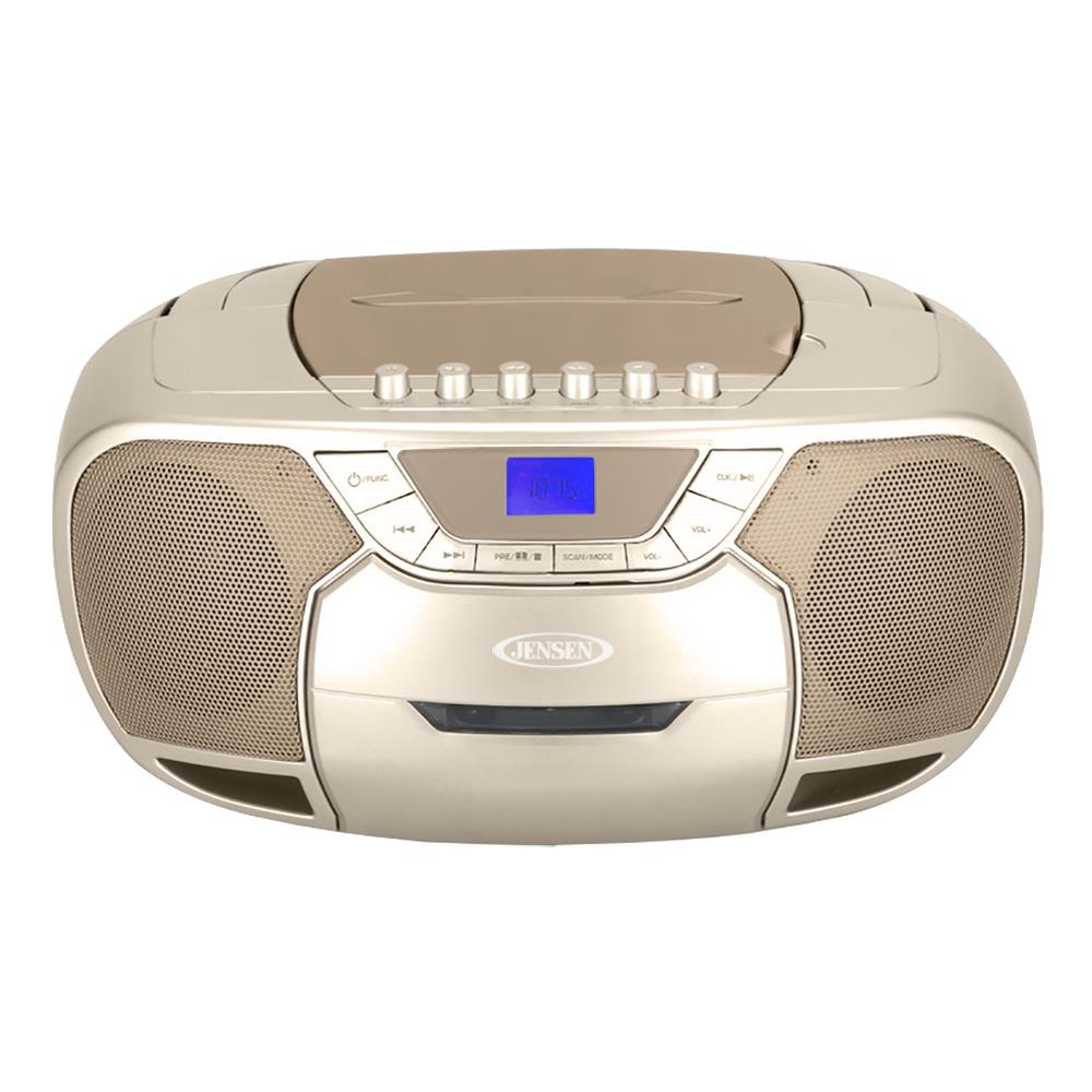 Jensen Portable Bluetooth Stereo Compact Disc Cassette Player With Am 365 Wholesale