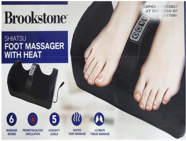 Brookstone Shiatsu Foot Massager With heat 365 Wholesale