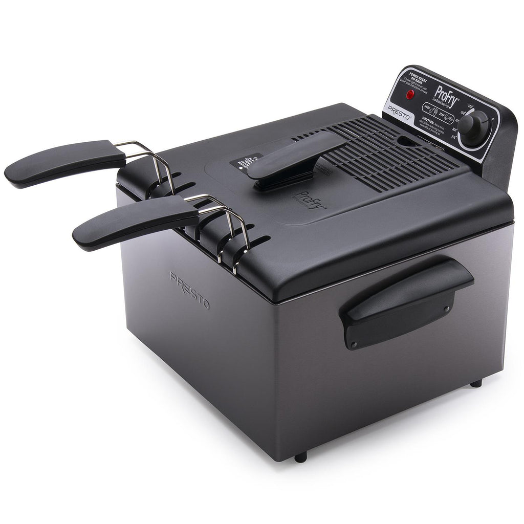 Presto 5411 GranPappy Electric Deep Fryer - Black