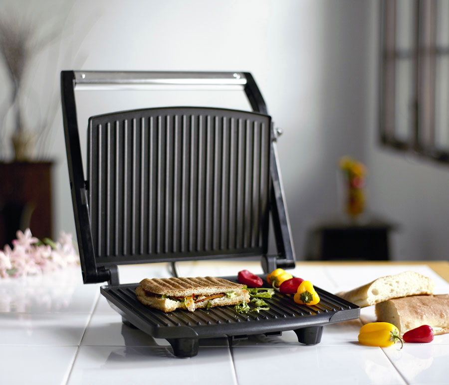 Brentwood Select Ts-611 Compact Non-Stick Panini Grill & Sandwich Maker