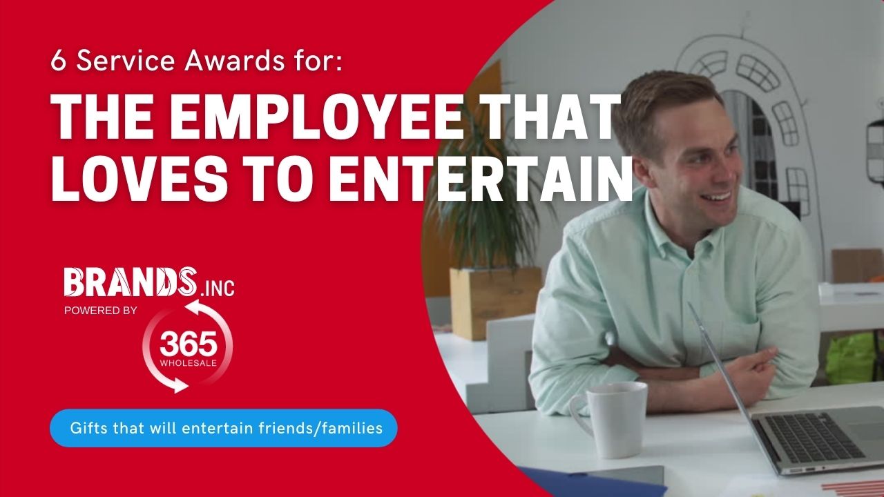 Six Service Awards for the Employee that Loves to Entertain
