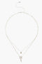 Chan Luu Gold Nugget Framed Necklace