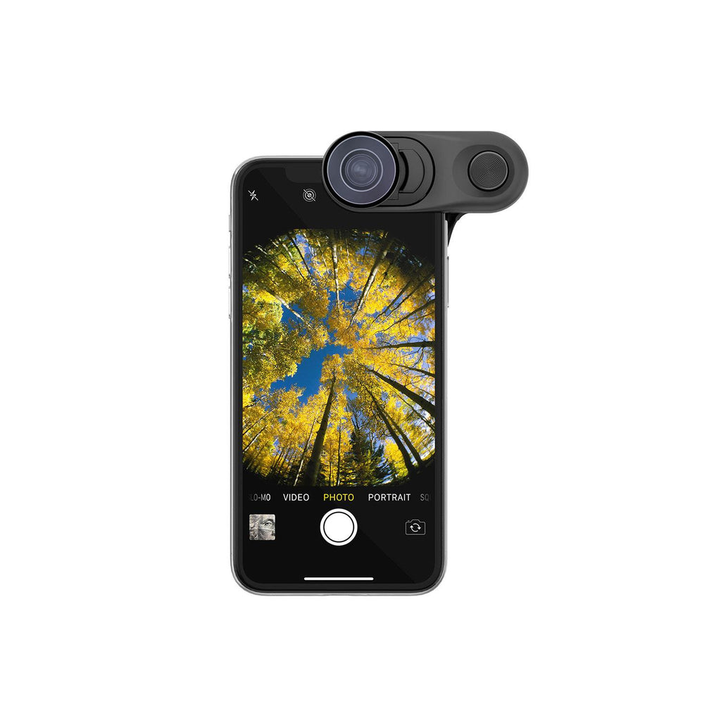 Iphone Lens System Olloclip Fisheye + Super-Wide + Macro Essential Lenses for iPhone XS ...