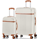 Champs Luggage-S1016-IVORY