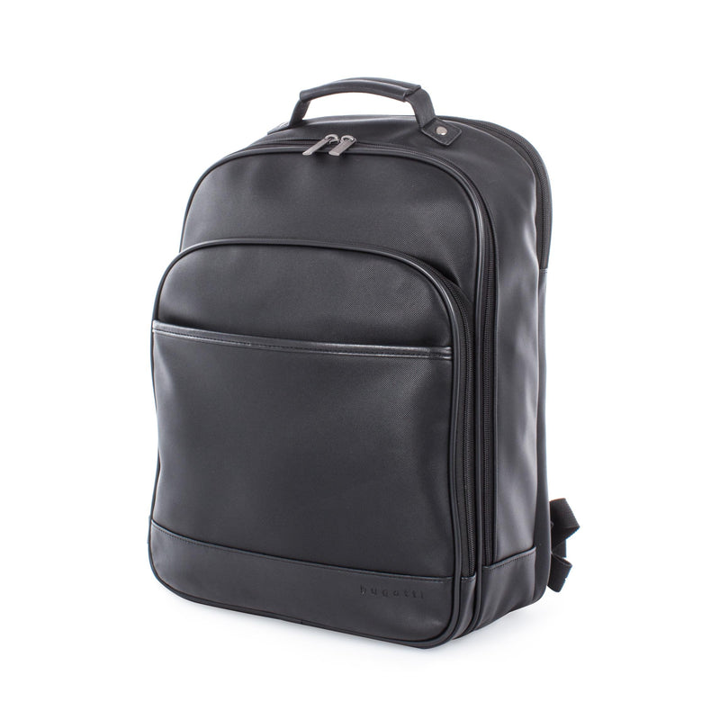 bugatti backpack vegan leather Bugatti Gin &Twill Backpack-Vegan Leather-Black – 365 Wholesale