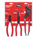 Milwaukee 3pc Pliers Set