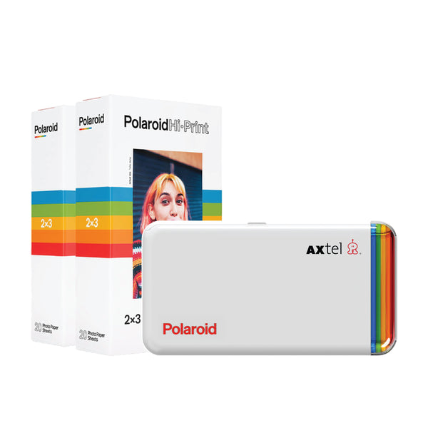 Polaroid Hi-Print 2x3 Photo Paper Cartridge White 6089 2 Pack