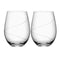 Orrefors Kosta Boda, Kosta Boda Line Stemless Wine/Tumbler set 2