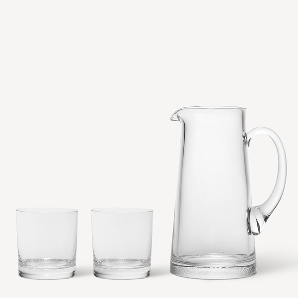 Orrefors Kosta Boda, Kosta Boda Limelight Pitcher 3 pc Gift Set