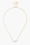 Chan Luu Gold Nugget Framed Necklace