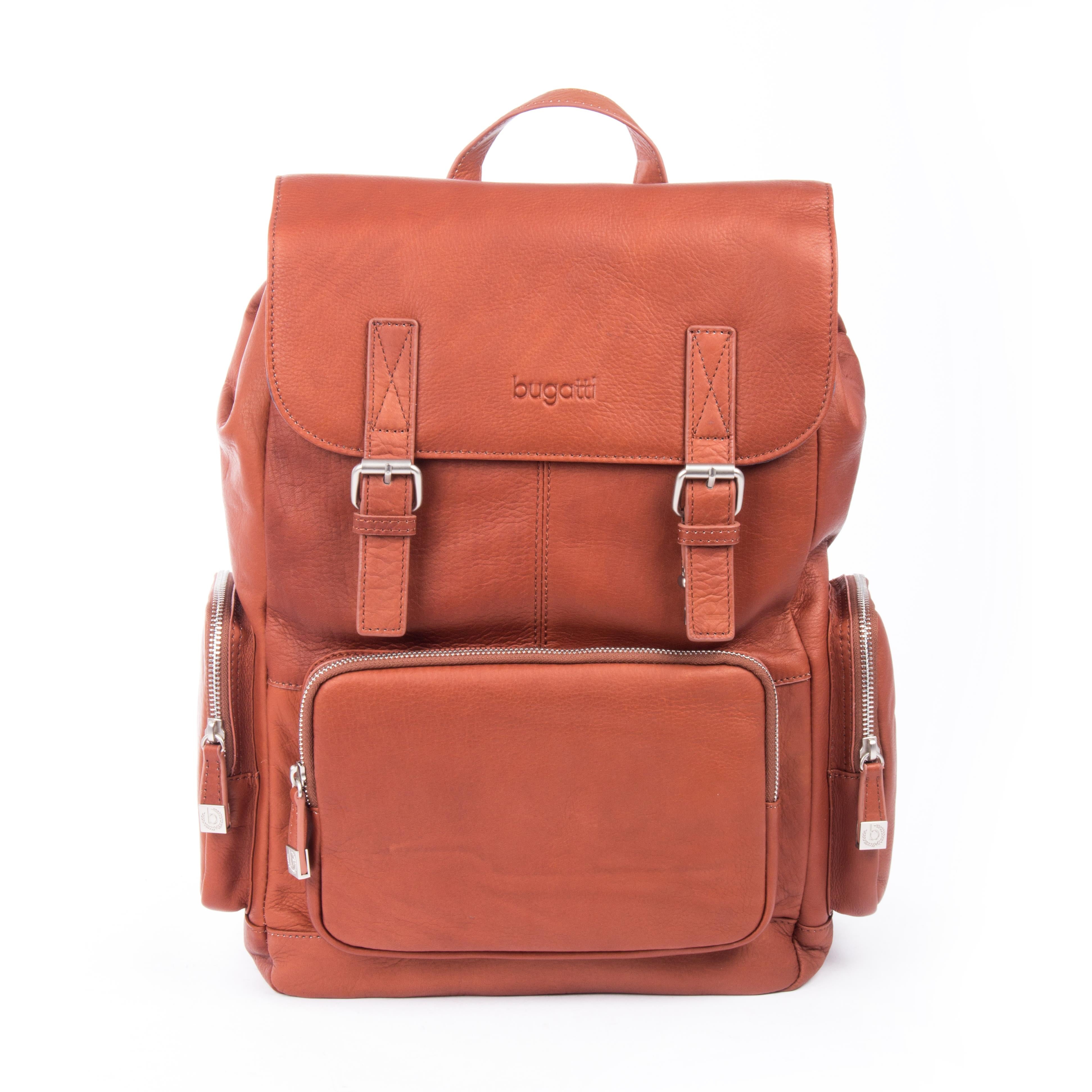 bugatti cognac leather backpack bkp116 Valentino bagdUp BUGATTI Page 8