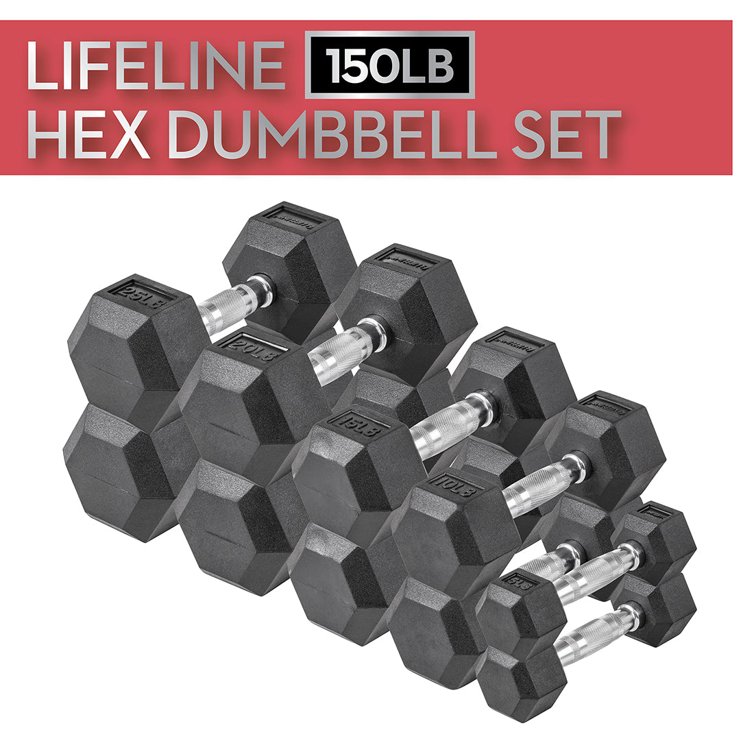 Lifeline Fitness-LLHRDSET150