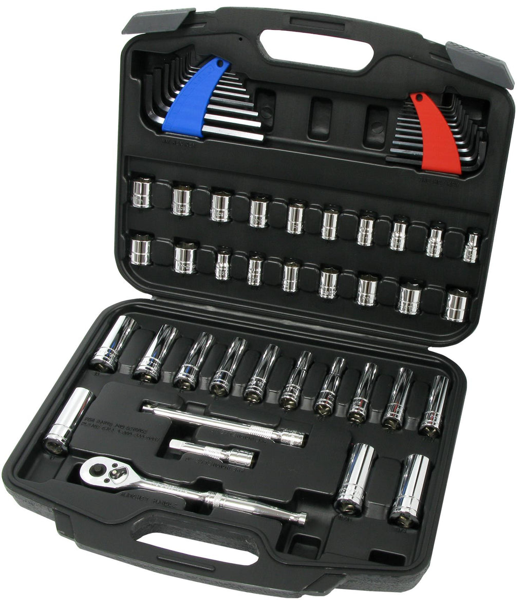 Allied Pro-Grade 58-Piece SAE and Metric Socket Set with Case – 365 ...