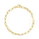 Jilco Inc Paperclip Link Bracelet - Yellow Gold