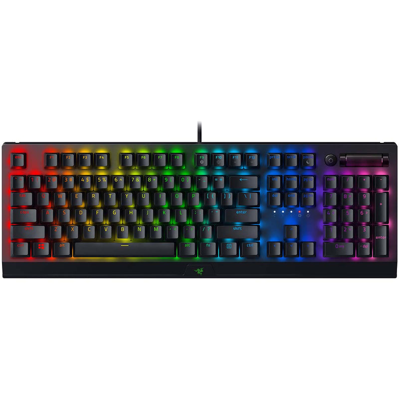 Razer BlackWidow V3 Wired Mechanical Green Clicky Tactile Switch Gaming Keyboard w/Chroma RGB