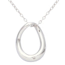 Sterling Silver & Diamond Necklace