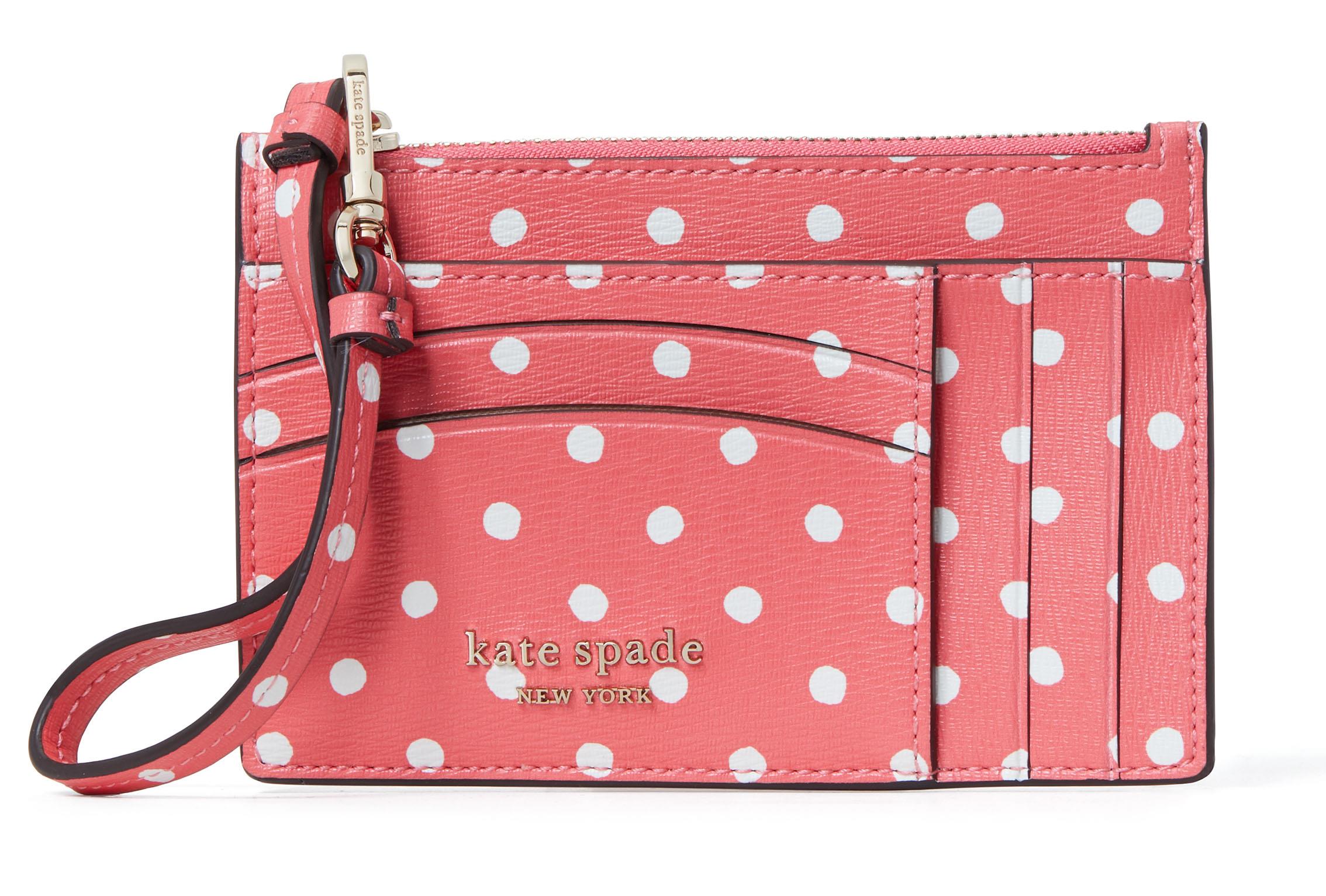 Kate Spade Spencer Card Case Wristlet - Peach Melba Multi