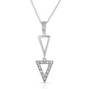 Diamond Triangle Necklace