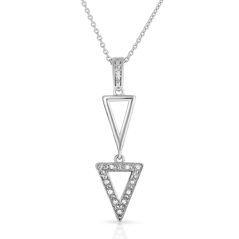 Diamond Triangle Necklace