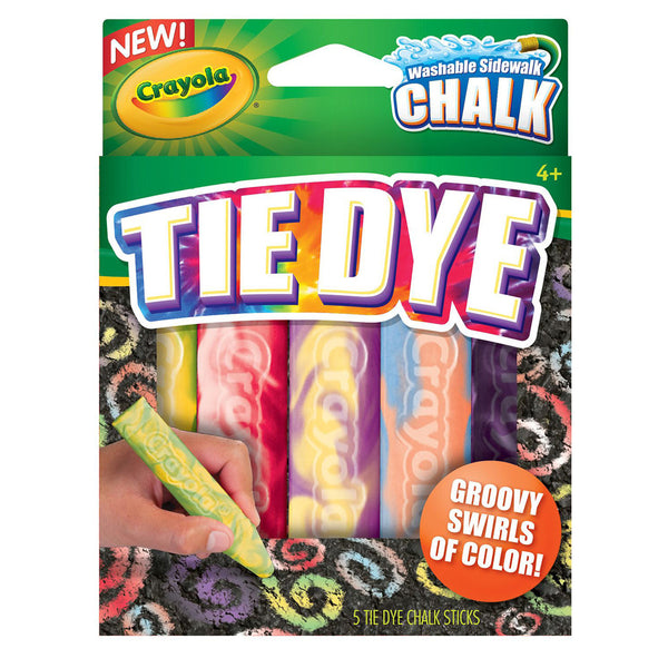Crayola Tie Dye Washable Sidewalk Chalk