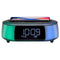 Timeboost Glow Color Changing BT Alarm Clock w/ Qi Charging