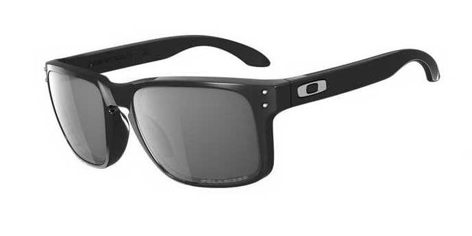 Oakley Holbrook Polarized Sunglasses - Polished Black