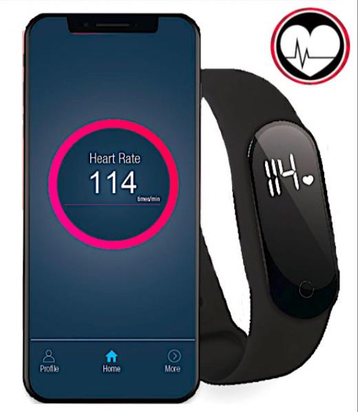 Vivitar Bluetooth Heart Rate Tracker w/LCD