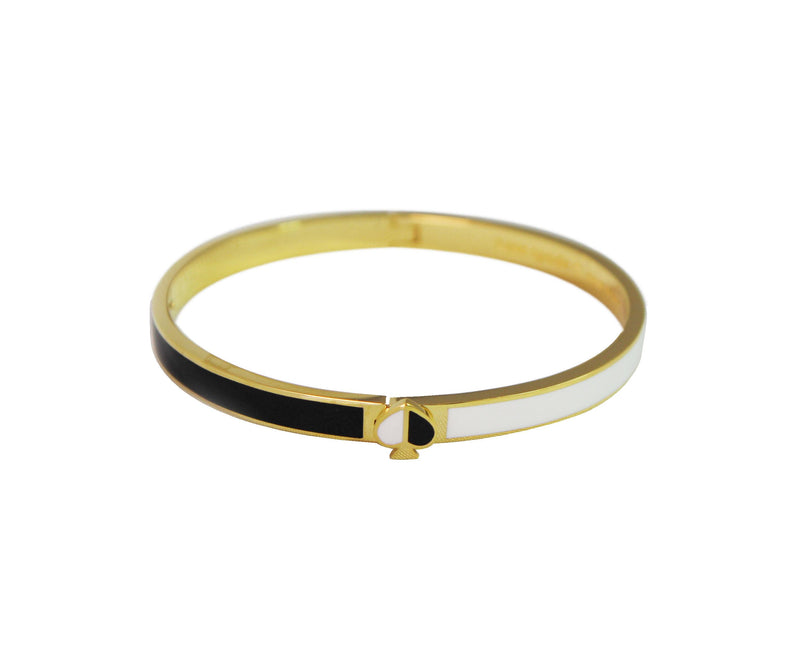 Kate Spade Heritage Spade Thin Enamel Bangle - Black, Multi