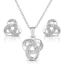 Diamond Love Knot Set