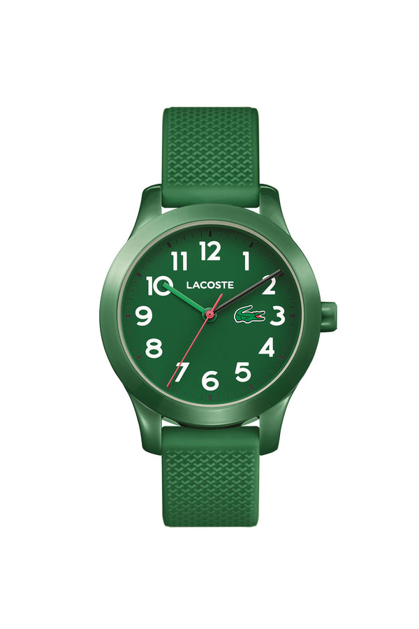 Lacoste Kids, Green Plastic Case With Green Silicone Strap