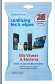 Vivitar 25 Pack Sanitizing Tech Wipes