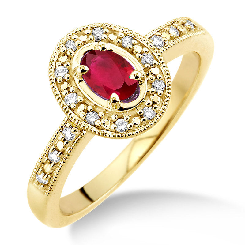 Diamond & Ruby Ring