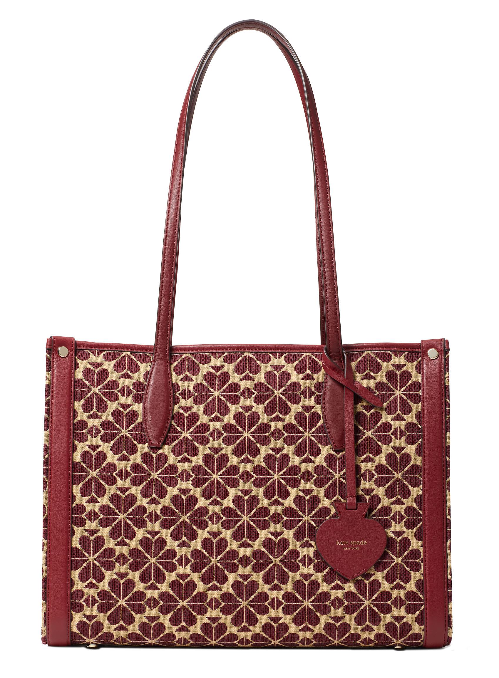 Kate Spade Market Spade Flower Jac Med Tote - Pinot