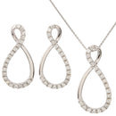 Diamond Earring & Necklace Set