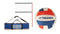 Escalade Sports, Triumph Sports - Patriotic Volleyball Set