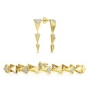 Diamond Bracelet & Earring Set