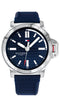 Tommy Hilfiger Gents, Stainless Steel Case, Navy Silicone Strap, Navy Dial