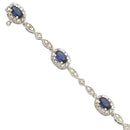 Diamond & Sapphire Bracelet