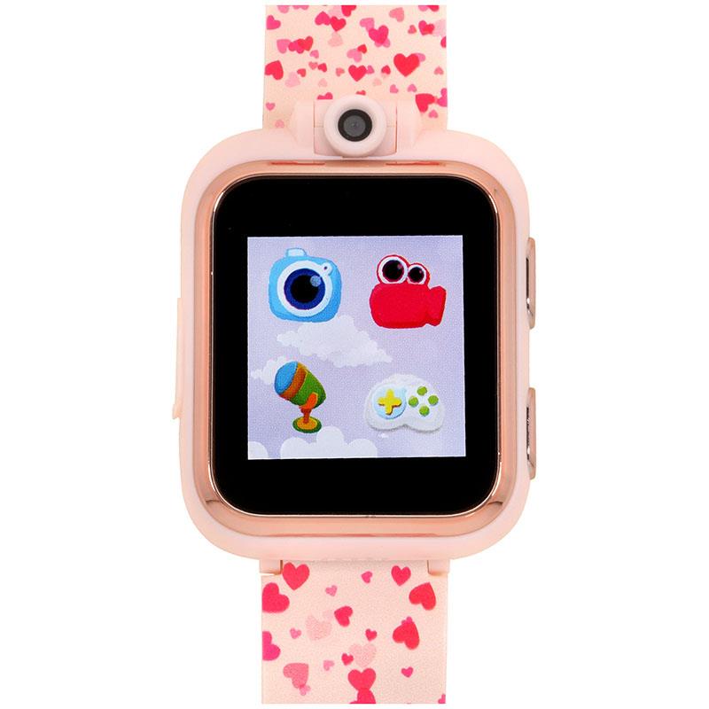 iTouch Wearables Kids PlayZoom Smart Watch with Hearts Print Strap