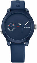 Tommy Hilfiger Gents, Navy TR90 Case, Navy Silicone Strap, Navy Dual-Time Dial