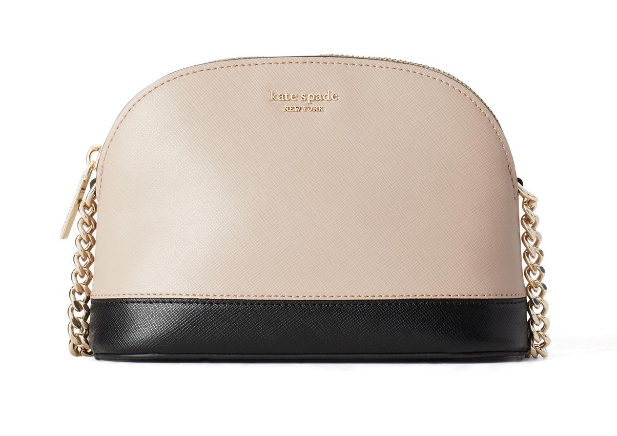 Kate Spade Spencer Small Dome Crossbody - Warm Beige, Black