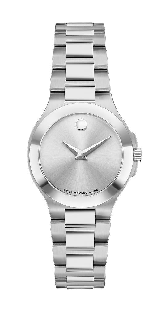 Movado Corporate Exclusive Ladies, Stainless Steel w/ Silver Dial