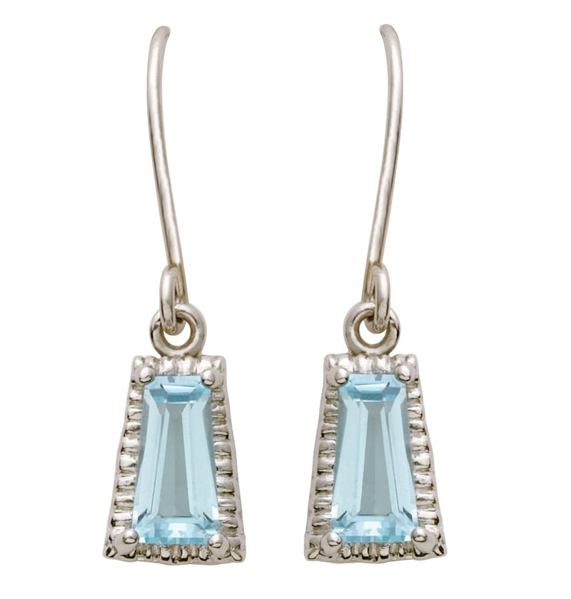 Blue Topaz Earrings