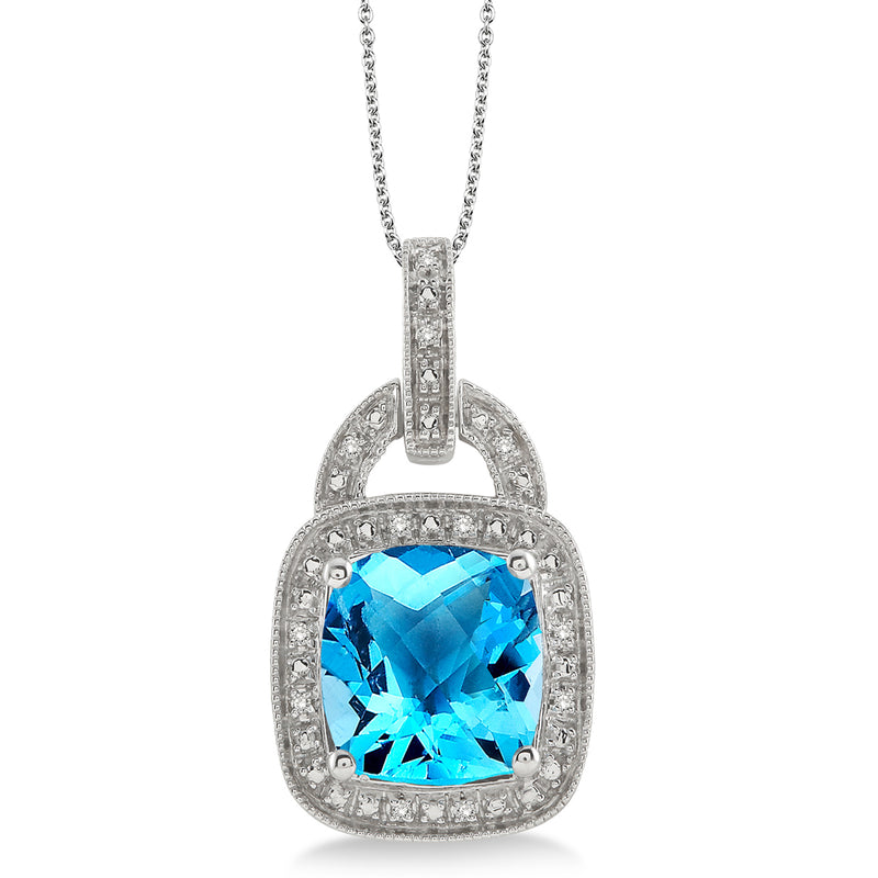 Blue Topaz Necklace